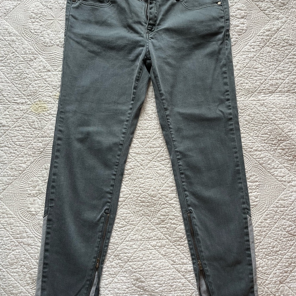 Victoria Beckham Dark Gray Skinny Jeans